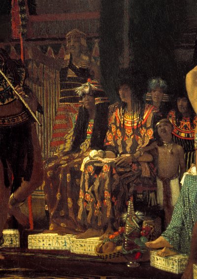 Pastimes in Ancient Egypt, 3000 Years Ago (detail) by Lawrence Alma Tadema